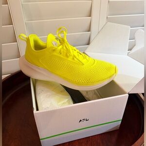 APL TechLoom Dream Neon Yellow Knit Sneaker